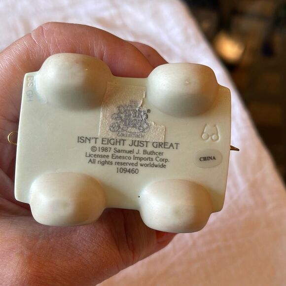 Vintage 1987 Precious Moments Birthday Train 8th Birthday Ostrich. - Picture 6 of 6